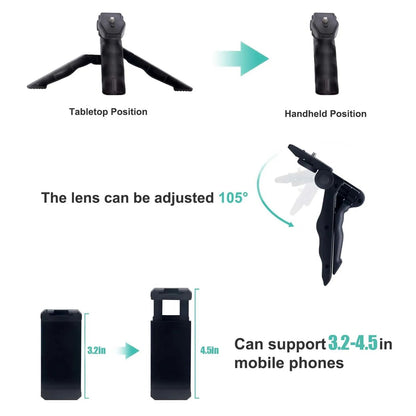 Kit de Vlogging para Smartphone con Trípode y Micrófono - viralproducts