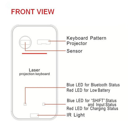 Teclado laser portatil - viralproducts